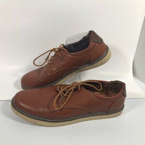 Deer Stags Oakland Oxford Memory Foam Brown Shoes Mens US 13W UK 12.5 EU 46